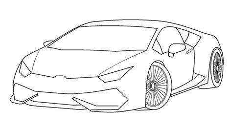 How to draw Lamborghini Car in computer using Ms Paint | 3D Car Drawing | Ms Paint Drawing.