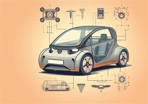 Premium AI Image | modern design render of ev hybrid suv smart vehicle car power schematics ...