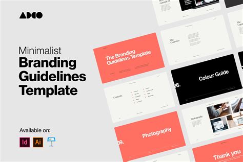 Minimal Brand Guidelines Template | Presentation Templates ~ Creative ...