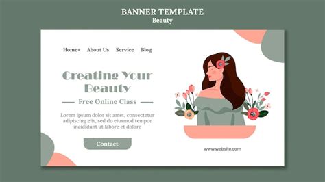 Free PSD | Beauty banner template