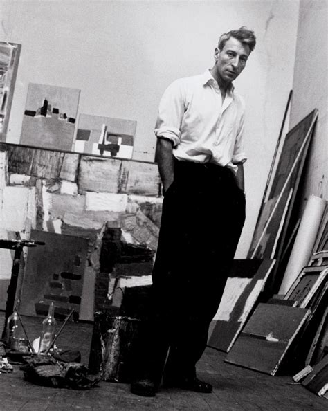 Nicolas de Staël (5 janvier 1914 - 16 mars 1955) en su estudio, París, 1954. | Nicolas de stael ...