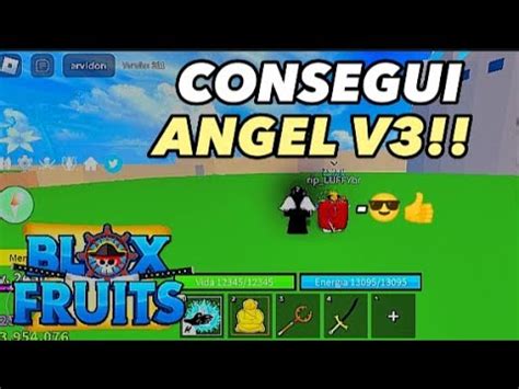 Fazendo PUZZLE da ANGEL V3 no BLOX FRUITS!! "Nova raça" da update!! - YouTube