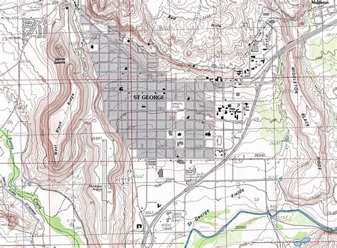 Printable Map Of St George Utah - Printable Maps