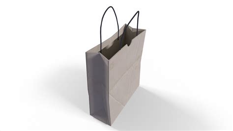 ArtStation - Paper Bag 3D Model | Resources