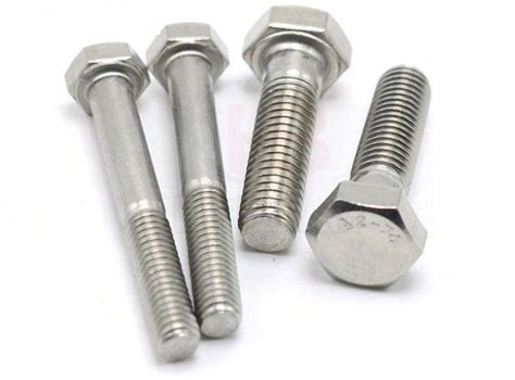 316 Stainless Steel Hex Head Screw Stainless Steel Hex Bolts DIN931 Hex ...