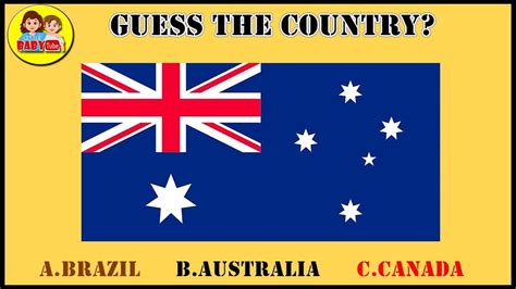 Guess The Country and Flags , Learn Flag Names , Quiz For Kids | Flags with names, Countries and ...