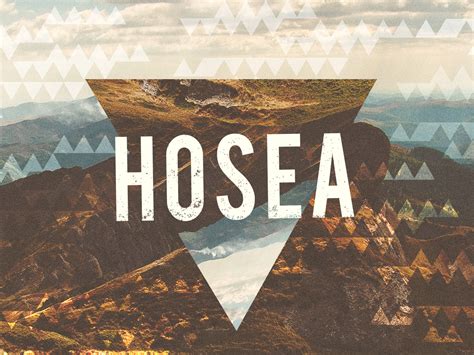 A Study on the book of Hosea Chapters 1-3 - First Baptist Church of Delavan