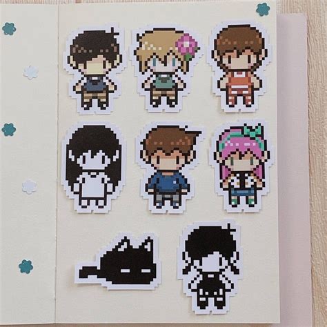 OMORI Sprites Sticker Set [ omori game ] Faraway Town | Shopee Malaysia