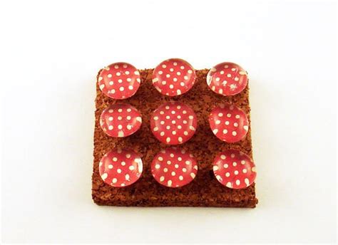 Decorative Push Pins Red Cork Board Pins Funky Push Pins in