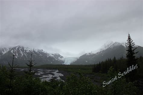 Exit Glacier, Alaska | Sunset Scribbles