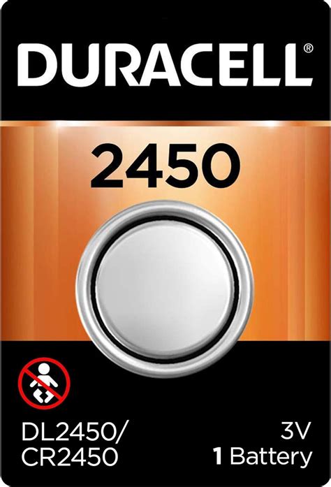 Duracell - 2450 3V Lithium Coin Battery - long lasting battery - 1 ...