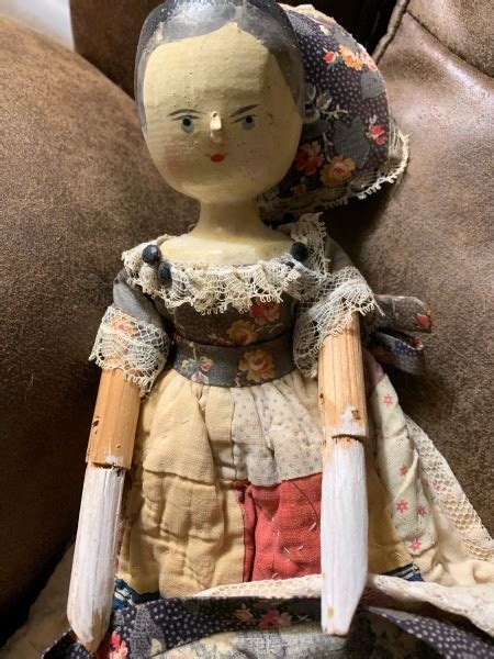 Identifying a Vintage Carved Wooden Doll? | ThriftyFun