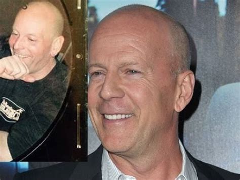 Scott and his look alike Bruce Willis | Bruce willis, Look alike, Willis