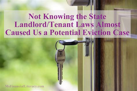 Not Knowing the State Landlord/Tenant Laws Almost Caused Us a Potential Eviction Case - Ms ...