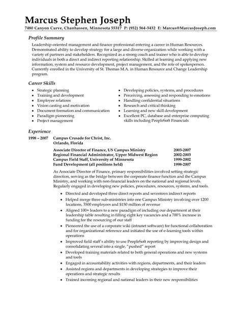 Example Of A Professional Summary On A Resume | Free Letter Templates