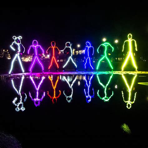 LED STICK FIGURE COSTUMES - Glowy Zoey