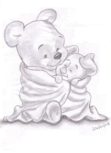 Winnie Pooh Characters Drawing at GetDrawings | Free download