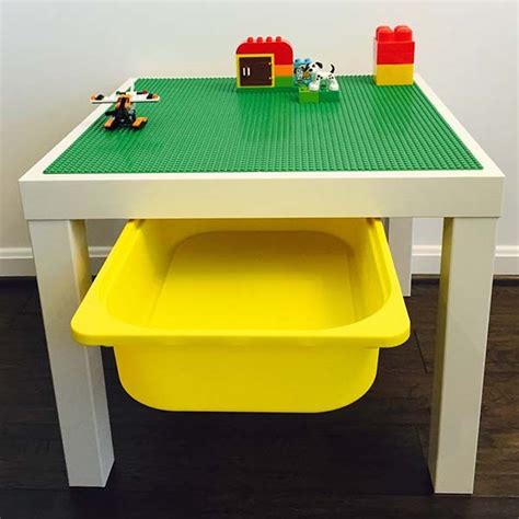 The Handmade LEGO Table with Storage Bin Unleashes Your Children's ...