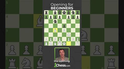 The Best Chess Opening For Beginners?