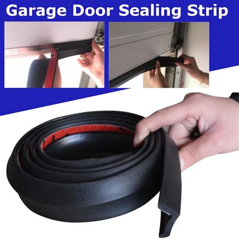 5M Replacement Garage Door Seal Strip Garage Door Bottom Weather Stripping Rubber Seal Strip ...