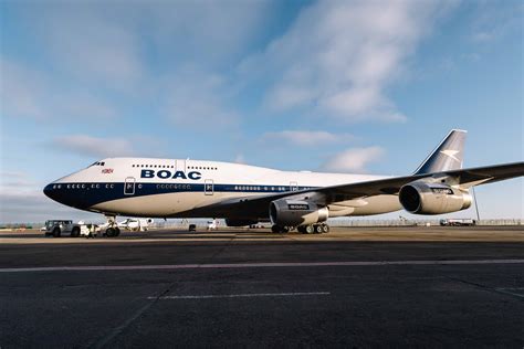 Unveiled: British Airways BOAC Retro Livery 747 Lands At Heathrow...