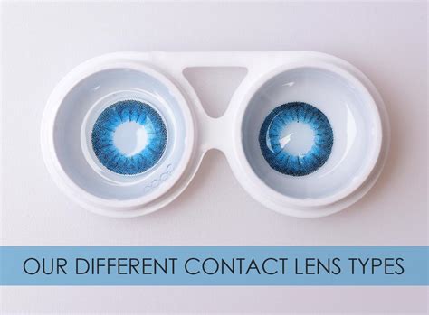 Our Different Contact Lens Types