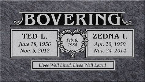 Companion Headstone Designs | Pacific Coast Memorials