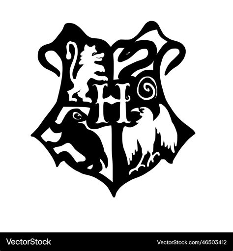 Harry Potter Hogwarts Logo Svg Harry Potter Hogwarts Logo Svg Cut File ...