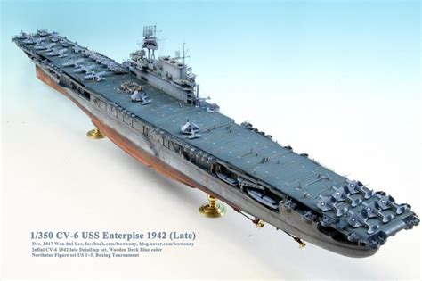 1/350 CV-6 USS Enterprise 1942 Late Version - aircraft carrier - iModeler