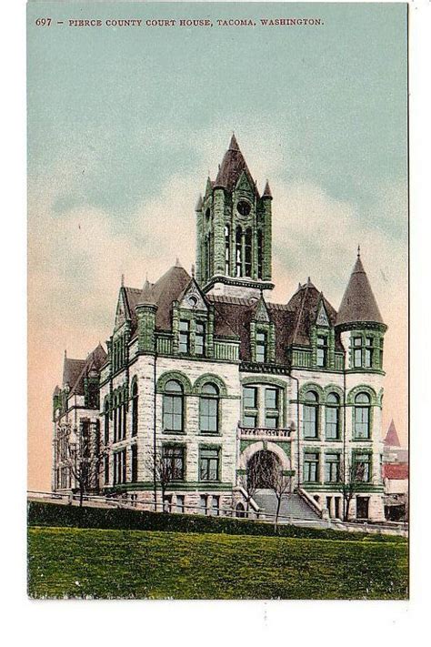 Pierce County Court House Tacoma Washington WA by PostcardStore, $5.50 ...