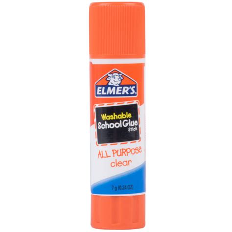 Elmer's E556 0.24 oz. Clear All Purpose School Glue Stick - 30/Box