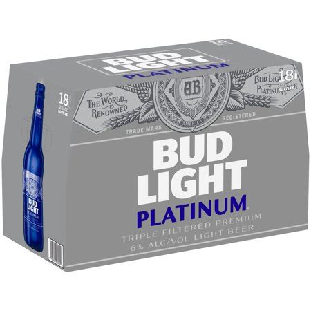 Budweiser Light Platinum – 18 Pack – Stop and Shop Liquor