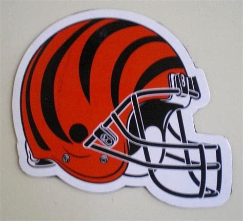 2013 Cincinnati Bengals Decal Football Helmet by TheGolfingDolphin