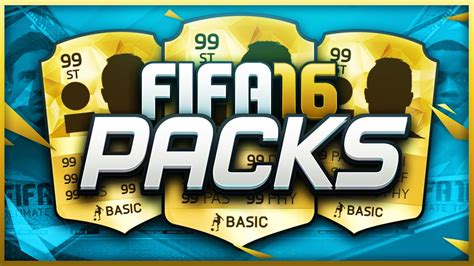 Basic information about fifa 16 ultimate team packs