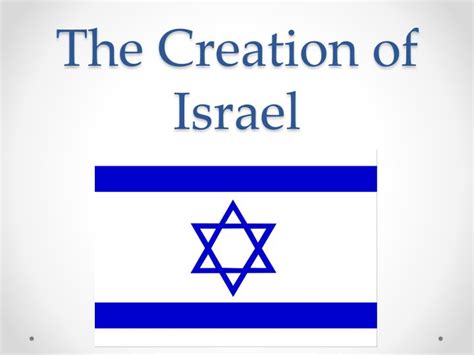 PPT - The Creation of Israel PowerPoint Presentation, free download ...