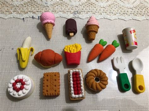 Super cute Iwako erasers (food series), Hobbies & Toys, Stationery ...