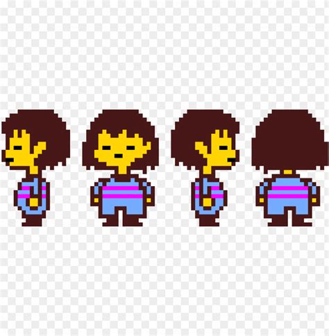 frisk sprite sheet no walking sprites pixel art maker - undertale frisk ...