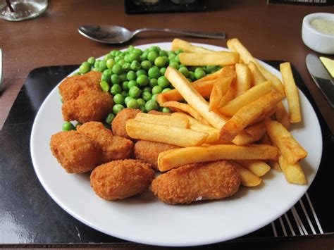 Scampi, chips and peas IMG_1790 | I very seldom comment on t… | Flickr