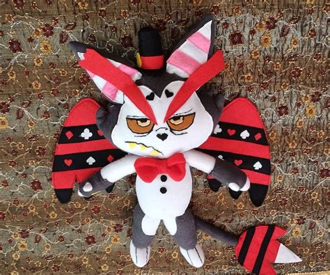 Handmade Husk Teddy Hazbin Hotel plush HUSK Demon plush | Etsy