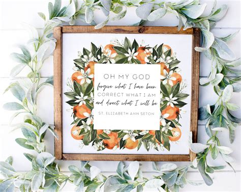 St. Elizabeth Ann Seton Quote Catholic Quote Print Christian | Etsy