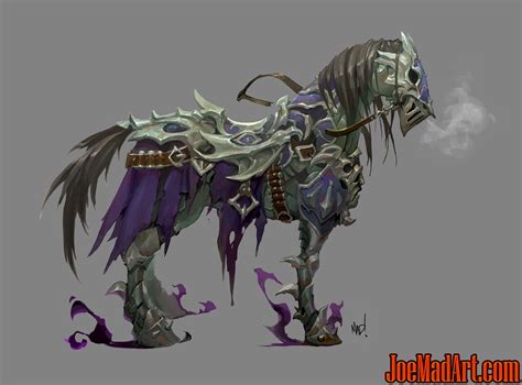 joemadart.com: Darksiders Genesis Strife steed Mayhem concept art