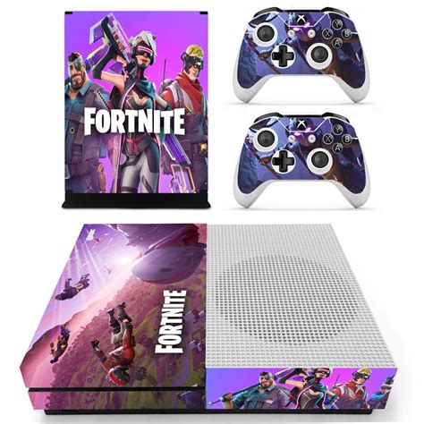 Fortnite decal skin sticker for Xbox One S console and controllers