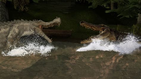 Super Crocs Sarcosuchus vs Deinosuchus by kongzillarex619 on DeviantArt