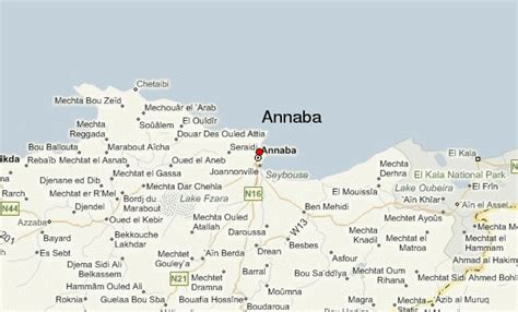 Annaba Map - Algeria