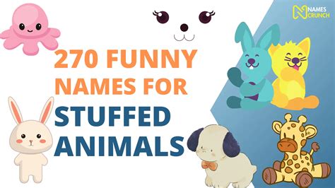 270+ Funny Names for Stuffed Animals - Names Crunch