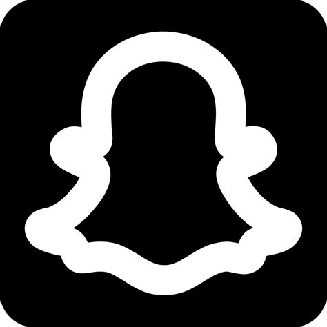 Snapchat logo outline png #1465 - Free Transparent PNG Logos