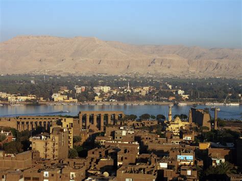 From Egypt With Love: Luxor City view from above - Egypt