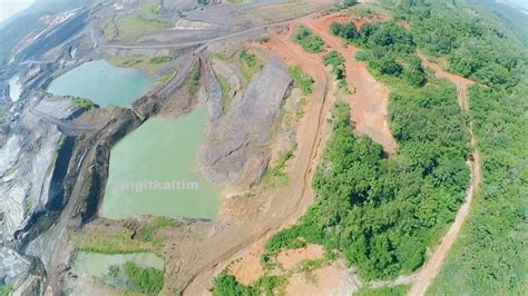 Foto Udara Tambang Batubara Provinsi Kalimatan Timur - LANGIT KALTIM