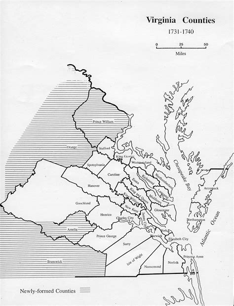 Virginia Counties 1731–1740 - Encyclopedia Virginia