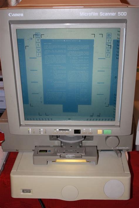 Canon MS-500 Microfilm Scanner